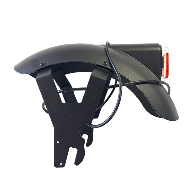 Black rear rack kit for rear cargo carrier with black metal design