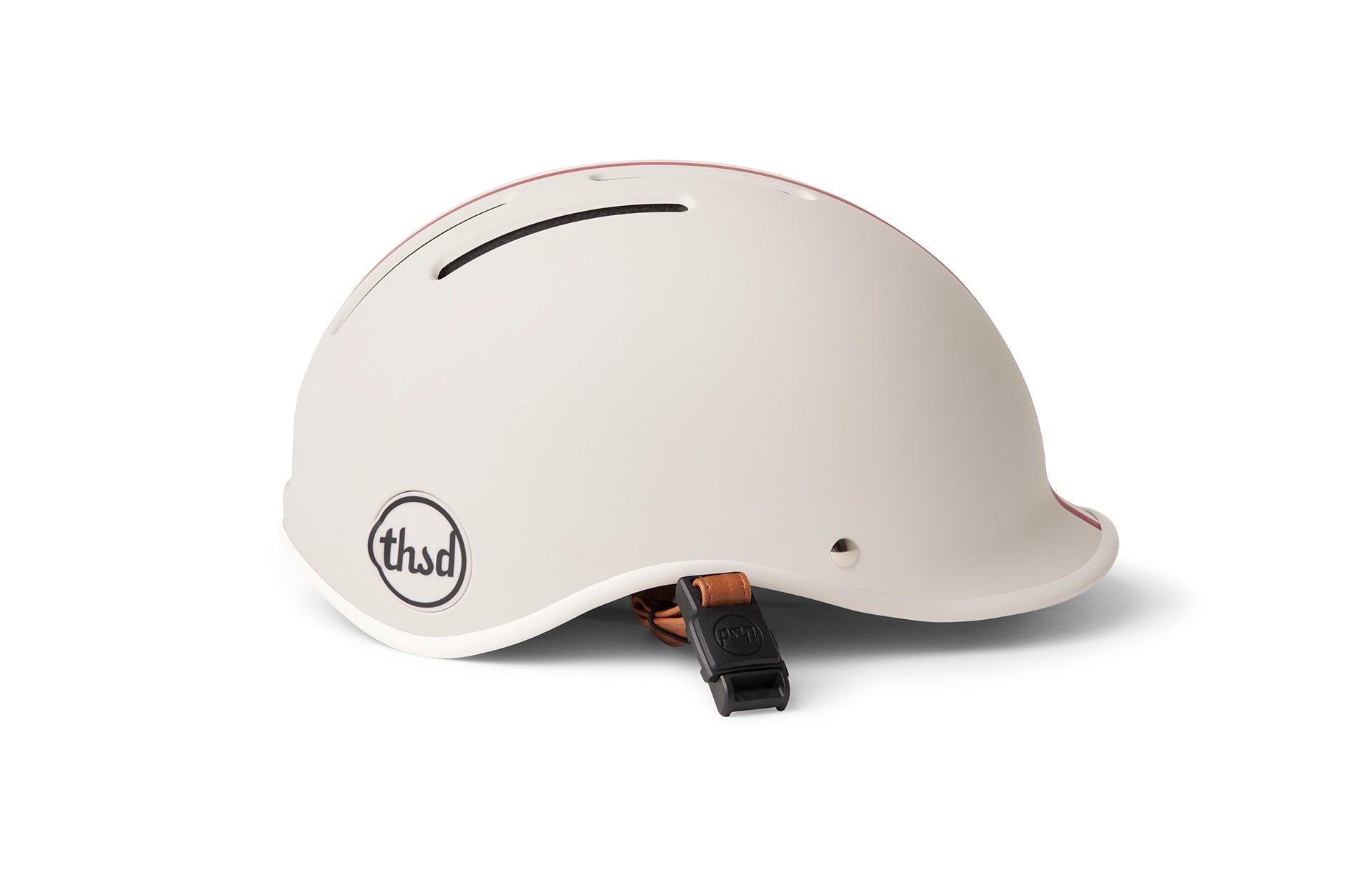 White helmet for bicycle riders on the white background