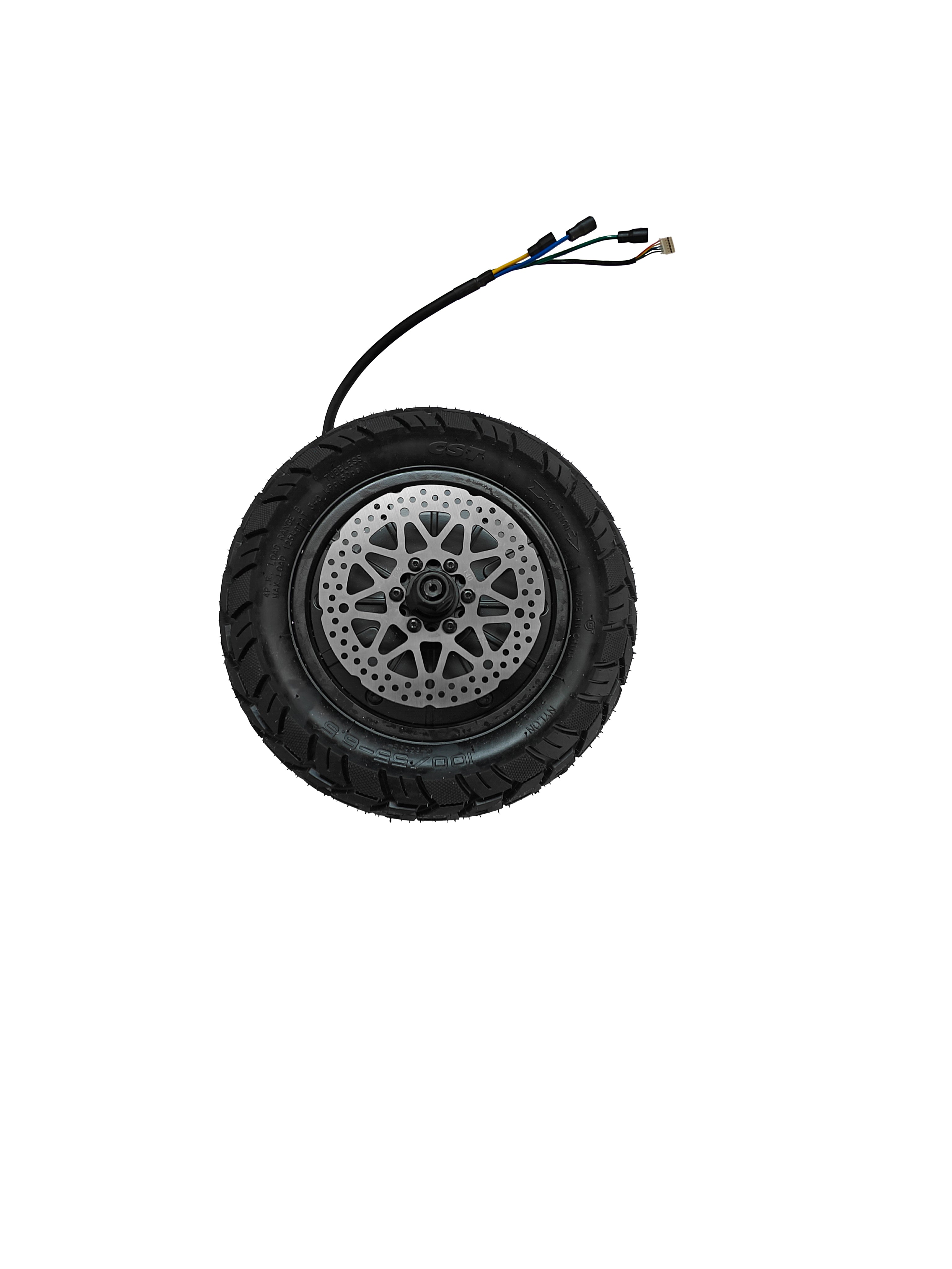 Tire wheel for the Segway one-wheel electric scooter - Black tire and silver rim