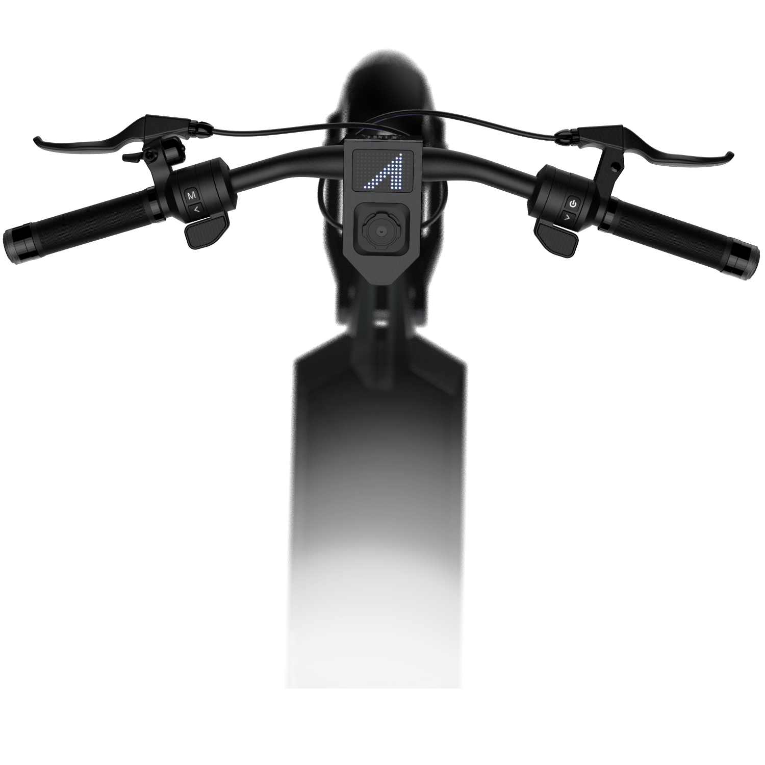 Electric Bike Handlebar with a Lit Up A Number LED