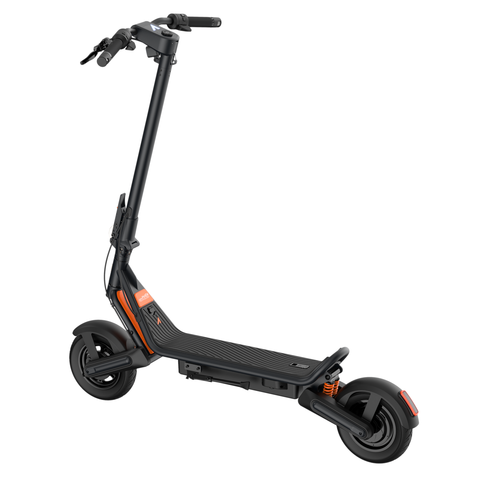Apollo Explore 2.0 electric scooter shown from a rear three-quarter angle.