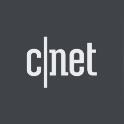 C|Net logo featuring white text on a grey background.