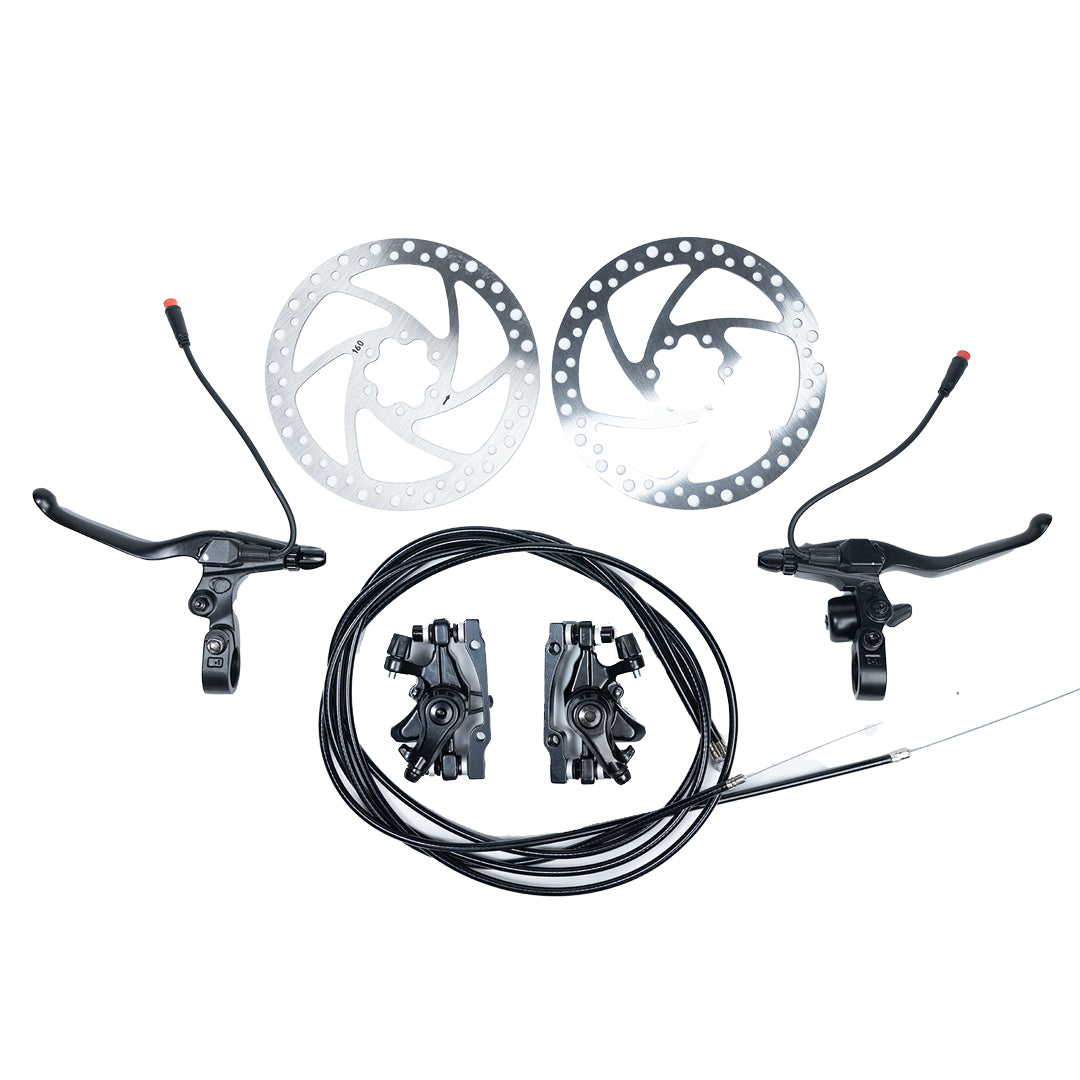 hydraulic disc brake kit for 18-inch electric bike with rear wheel brake hub kit