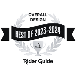 Best of 2023-2024 Overall Design Trophy awarded by Rider Guide