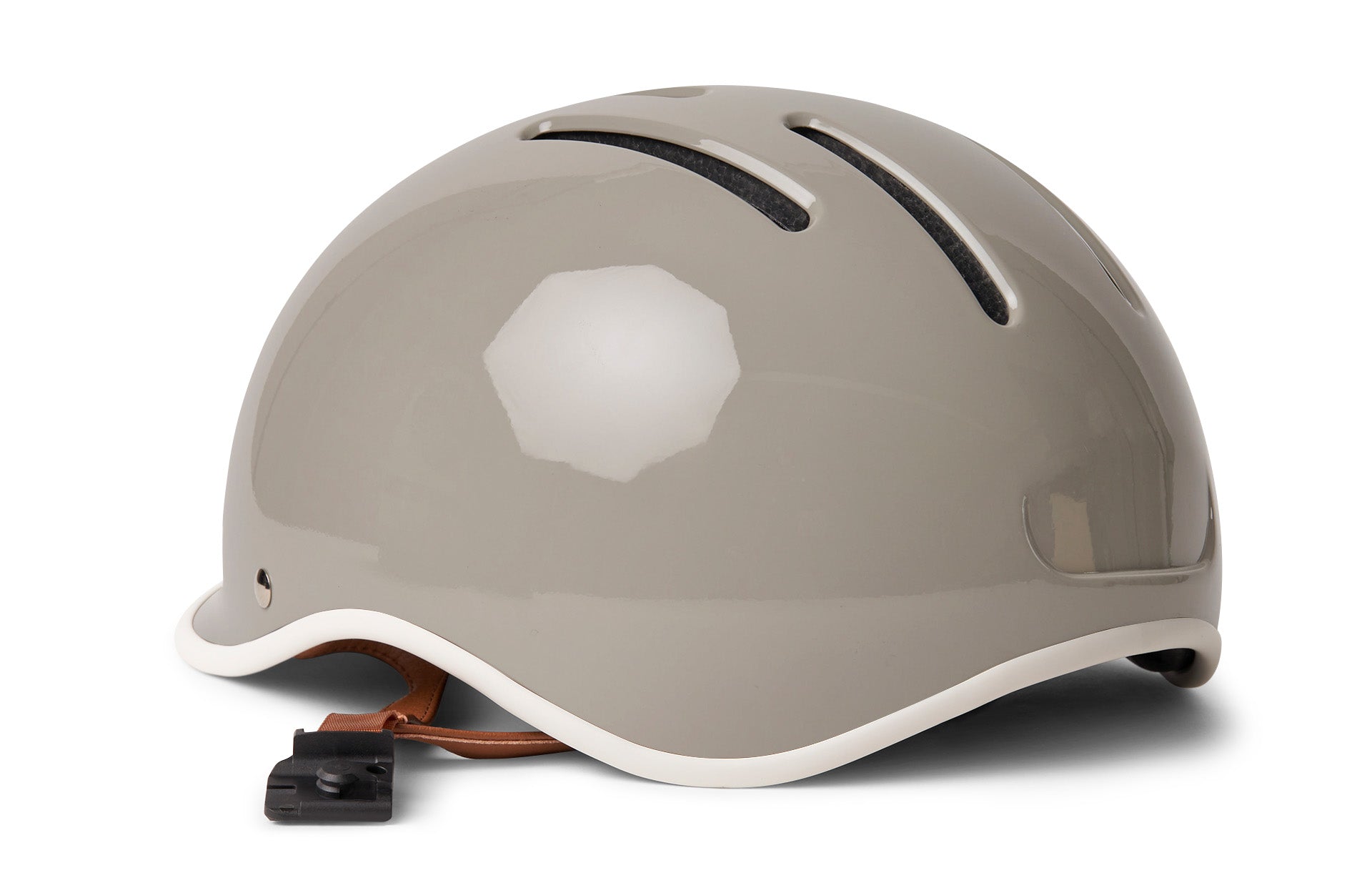 Helmet grey hardwearing durable high quality design side and front view