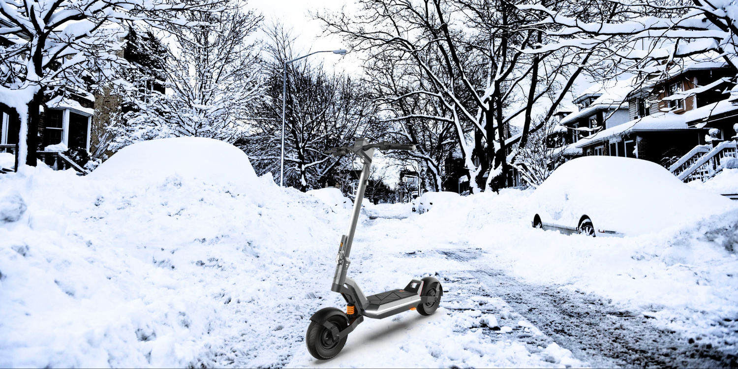 Scooters in Winter? Is it possible?  Is it dangerous? Is it sane?