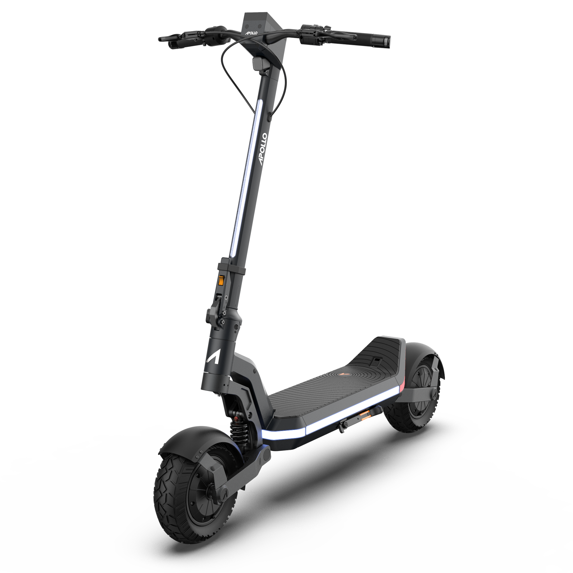 The Apollo Phantom 2.0 performance scooter shown in a clean studio angle.
