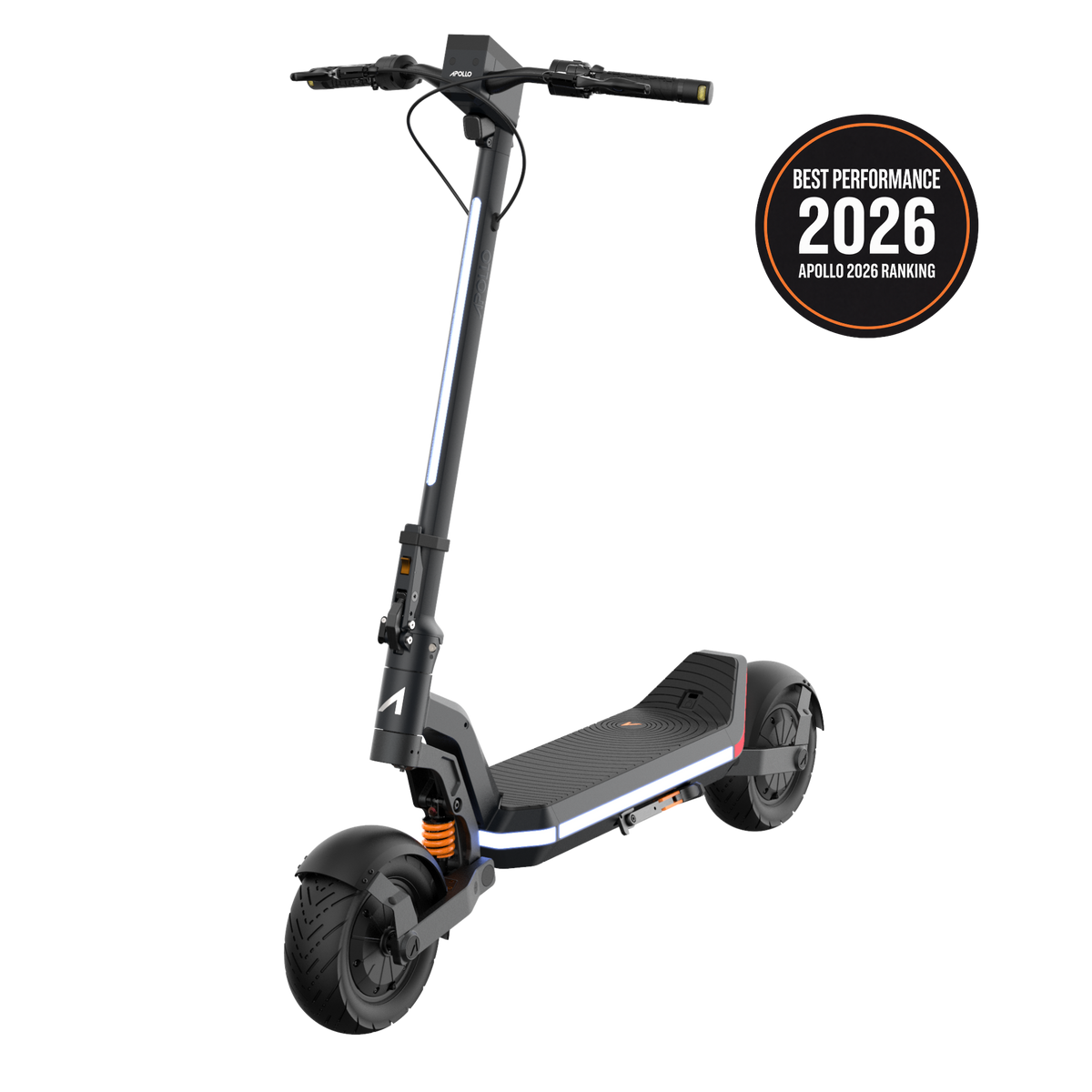 Apollo <tc>Phantom 2.0 Stellar</tc> electric scooter, studio side view, Black Friday price $2,699