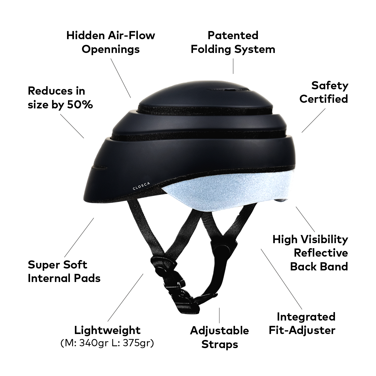 Closca Helmet Loop Reflective
